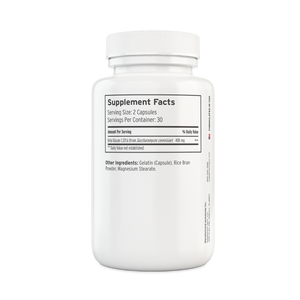 Supplement Spot - Maximum Beta Glucan 400 mg Supplement Facts