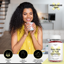 Supplement Spot - Hair Skin & Nail Gummies with Biotin and Collagen Benefits