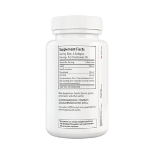 Supplement Spot - Krill Oil 1000 mg Supplement Facts