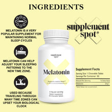 Supplement Spot - Melatonin 3 mg Chewable Tablets Benefits and Ingredients