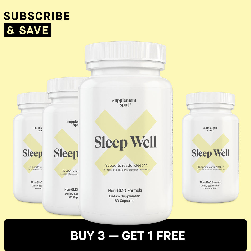 Sleep Well: Natural Support For Falling and Staying Asleep