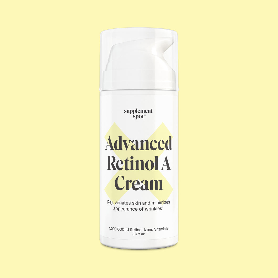 Supplement Spot - Advanced Retinol A Cream - 3.4 oz - Pump