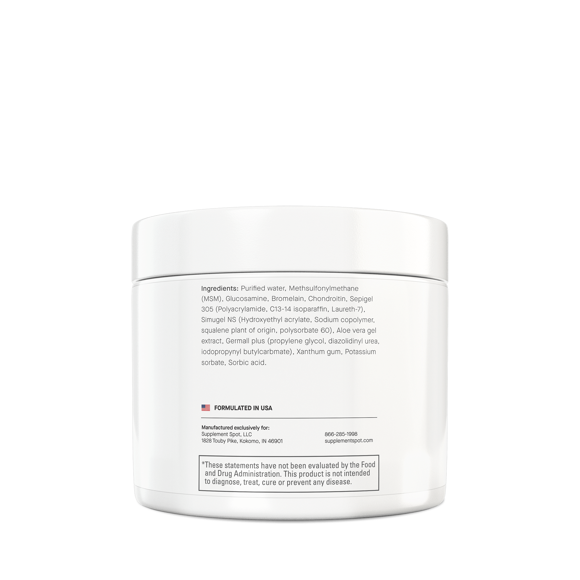 Glucosamine Chondroitin MSM Gel Supports Joint Health Supplement Spot