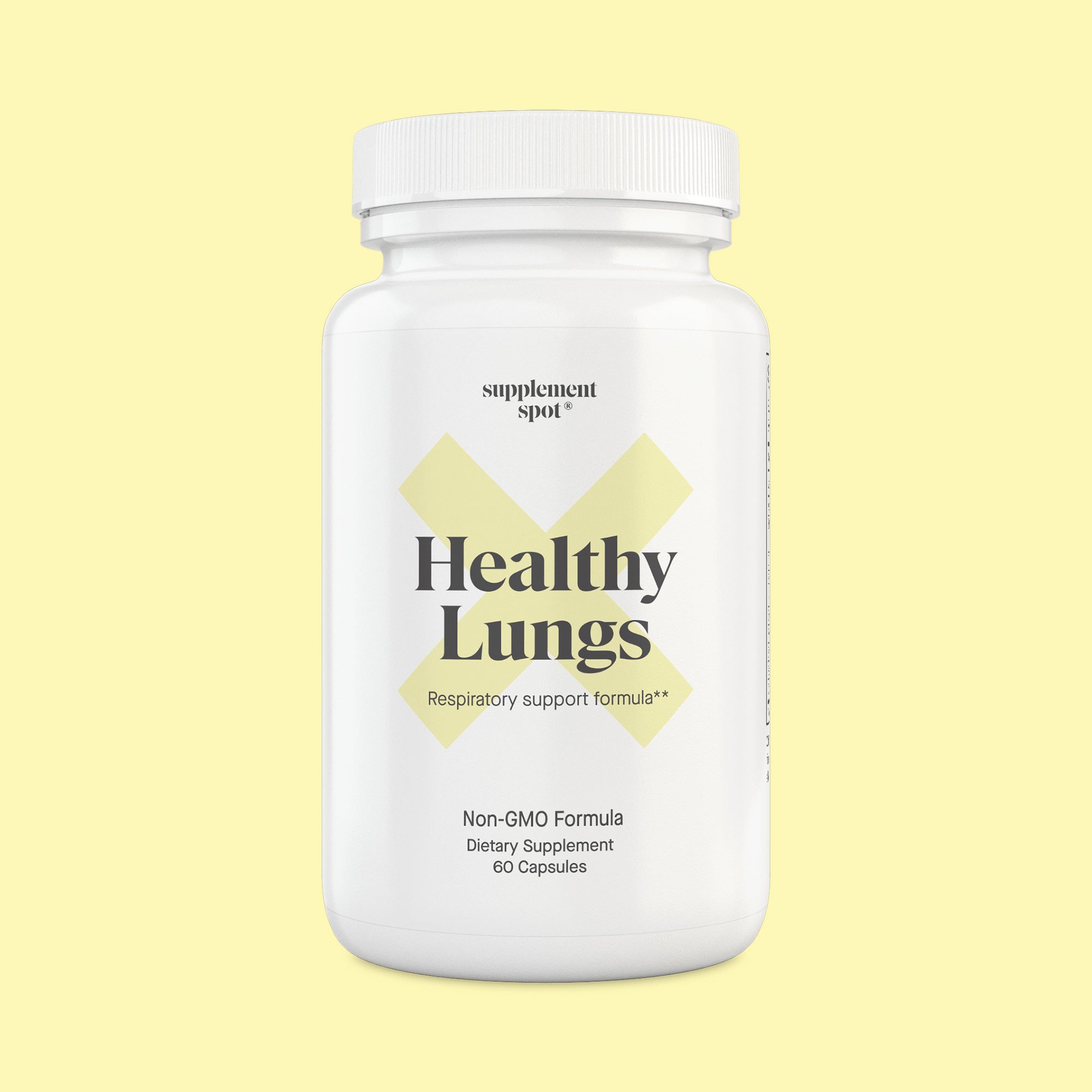  Lung Support Supplement - Natural Capsules for Lung