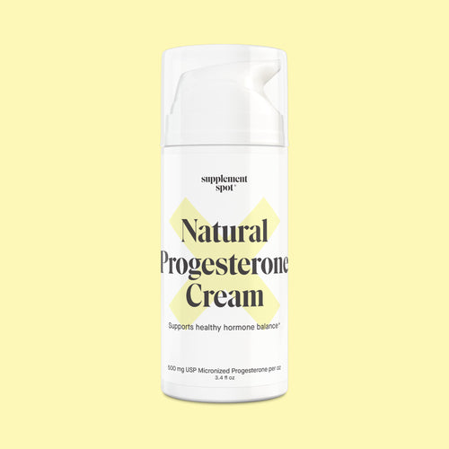 Supplement Spot -  Natural Progesterone Cream 3.4 fl. oz. Pump