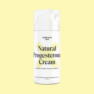 Supplement Spot -  Natural Progesterone Cream 3.4 fl. oz. Pump
