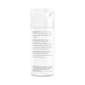 Supplement Spot -  Natural Progesterone Cream 3.4 fl. oz. Pump Suggested Use