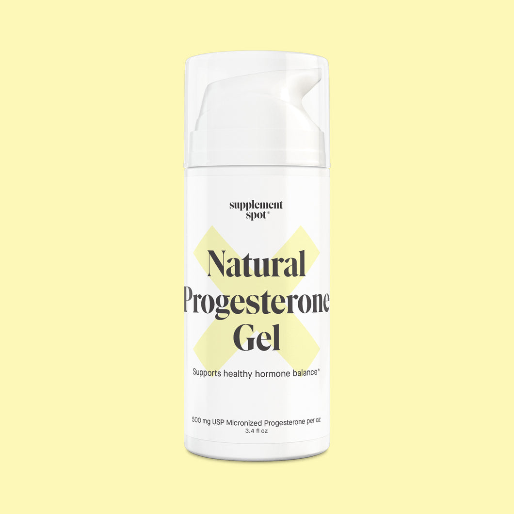 Supplement Spot -  Natural Progesterone Gel 3.4 fl. oz. Pump