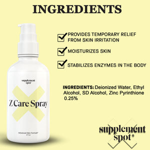 Supplement Spot - Z Care Spray 4 fl. oz. Pump Benefits