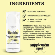 Supplement Spot -  Healthy Balance Cream 3.4 fl. oz. Ingredients and Benefits